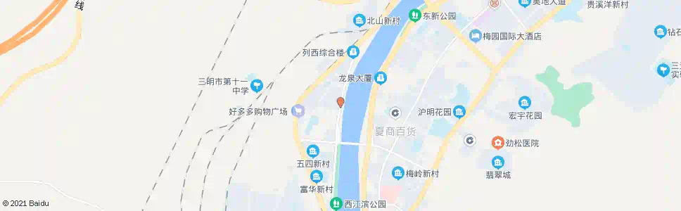 三明水榭新城_公交站地图_三明公交_妙搜公交查询2025