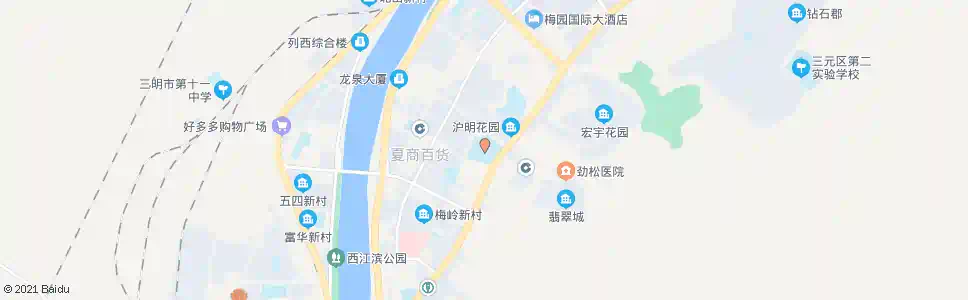 三明二中东门_公交站地图_三明公交_妙搜公交查询2025