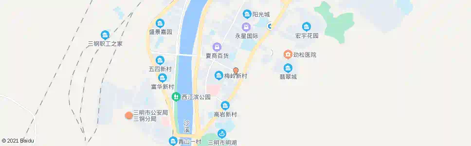 三明三明儿童食品厂_公交站地图_三明公交_妙搜公交查询2025