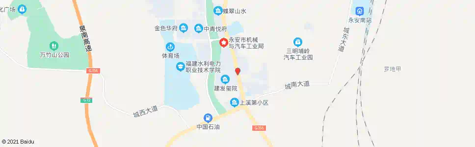 三明瀚林观邸_公交站地图_三明公交_妙搜公交查询2025