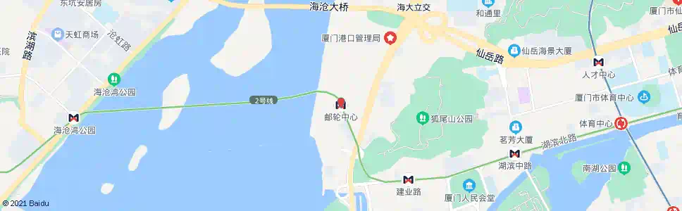 厦门邮轮中心_公交站地图_厦门公交_妙搜公交查询2025