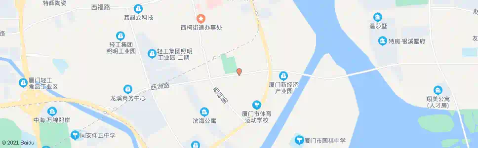 厦门西洲路_公交站地图_厦门公交_妙搜公交查询2025