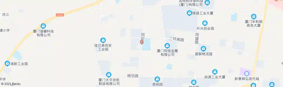 厦门梧侣学校_公交站地图_厦门公交_妙搜公交查询2025