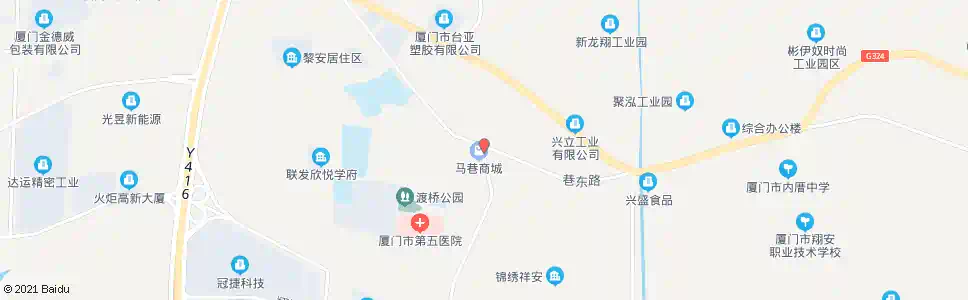 厦门马巷公交枢纽站(巷西路)_公交站地图_厦门公交_妙搜公交查询2025