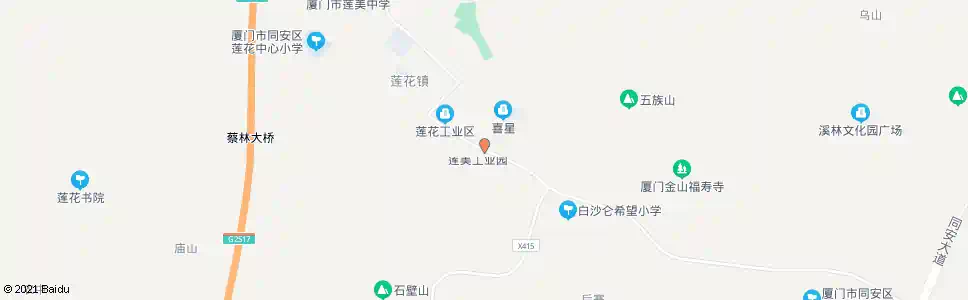 厦门白沙仑_公交站地图_厦门公交_妙搜公交查询2025