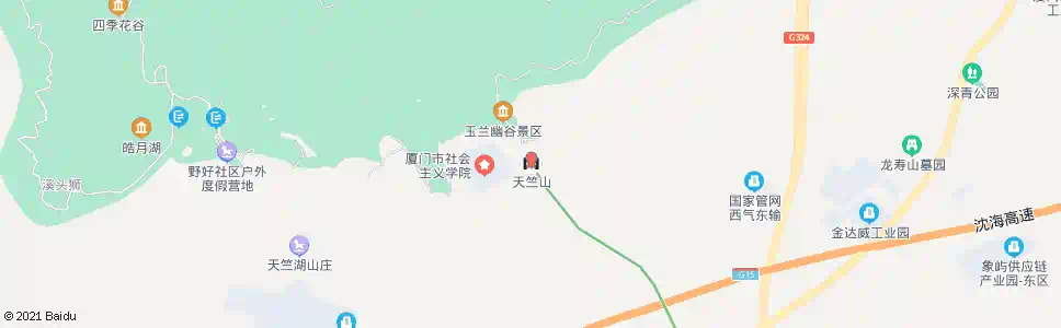 厦门天竺山路口_公交站地图_厦门公交_妙搜公交查询2025