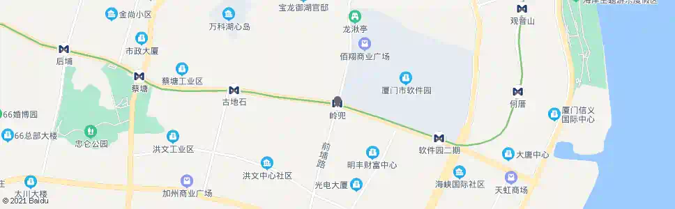 厦门岭兜村_公交站地图_厦门公交_妙搜公交查询2025