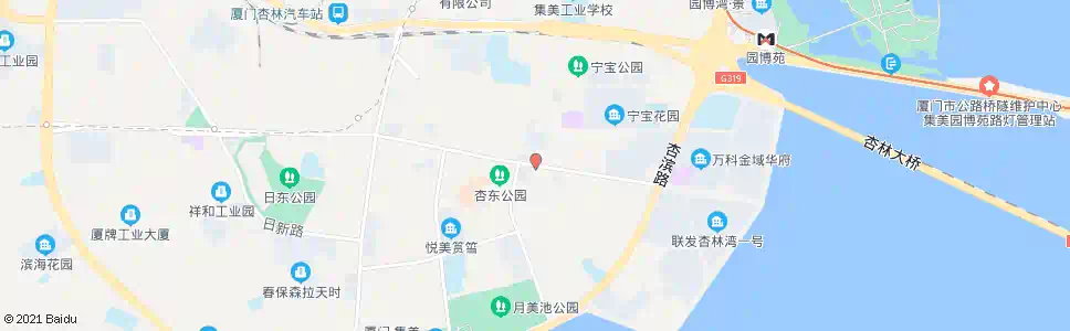 厦门杏林文化宫_公交站地图_厦门公交_妙搜公交查询2025