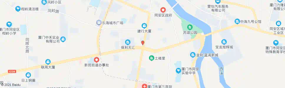 厦门城南_公交站地图_厦门公交_妙搜公交查询2025