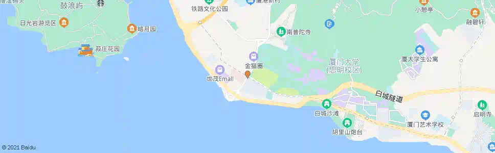 厦门厦大南门_公交站地图_厦门公交_妙搜公交查询2025