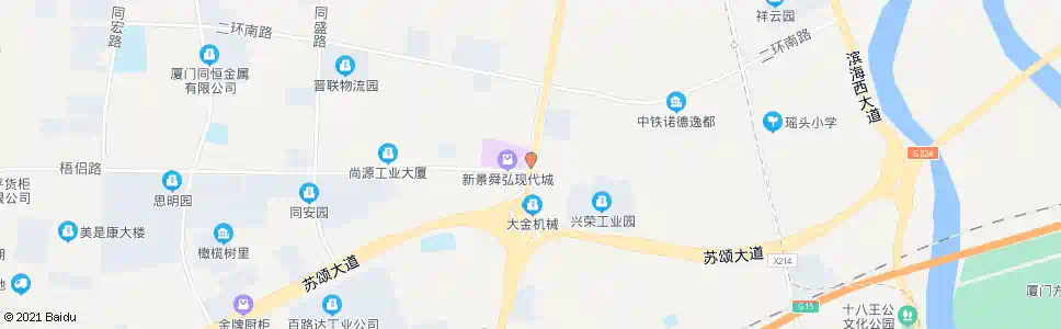 厦门工业集中区_公交站地图_厦门公交_妙搜公交查询2025