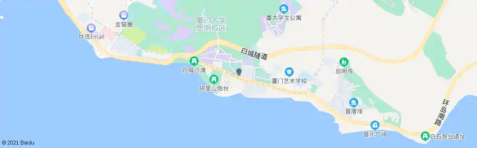 厦门海滨宿舍_公交站地图_厦门公交_妙搜公交查询2025