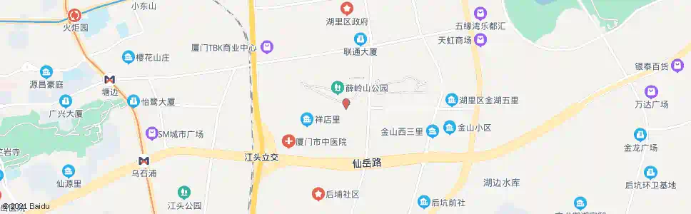 厦门联发新天地_公交站地图_厦门公交_妙搜公交查询2025