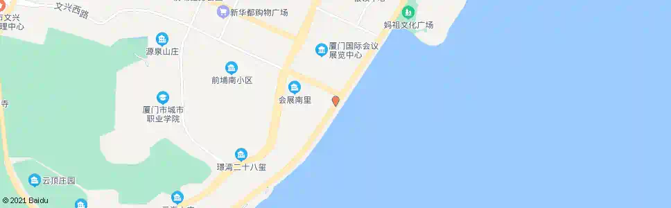 厦门会展南路口_公交站地图_厦门公交_妙搜公交查询2025