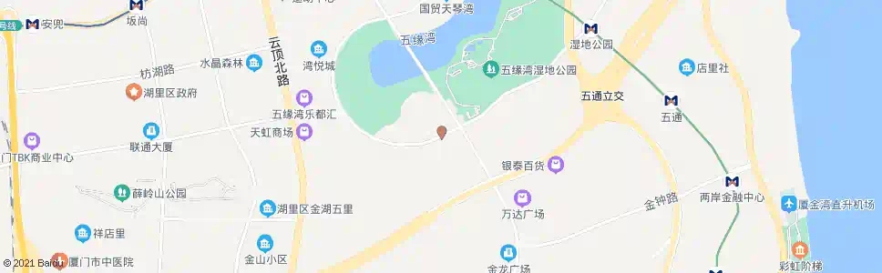 厦门五缘湾道_公交站地图_厦门公交_妙搜公交查询2025