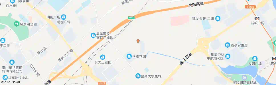 厦门中亚城寨内_公交站地图_厦门公交_妙搜公交查询2025