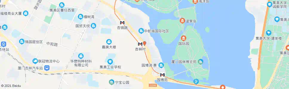厦门园博一里_公交站地图_厦门公交_妙搜公交查询2025