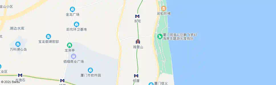 厦门观音山_公交站地图_厦门公交_妙搜公交查询2025