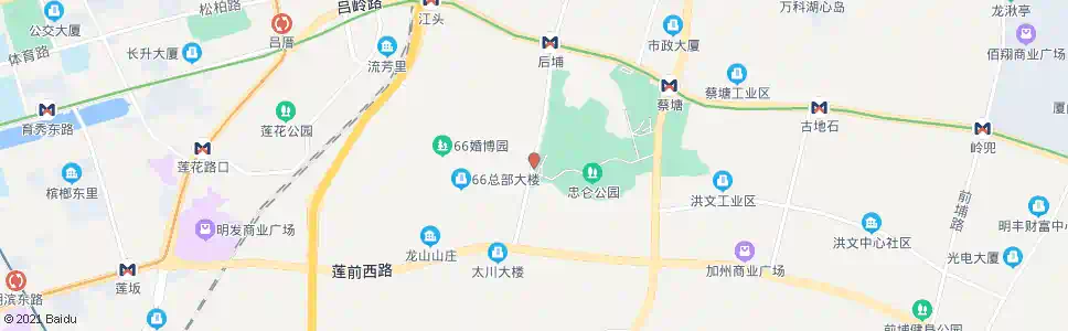 厦门禹洲花园_公交站地图_厦门公交_妙搜公交查询2025