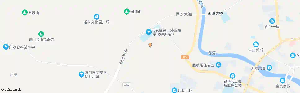 厦门金岗山_公交站地图_厦门公交_妙搜公交查询2025