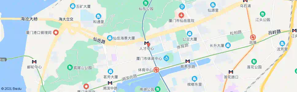 厦门人才中心(2)_公交站地图_厦门公交_妙搜公交查询2025