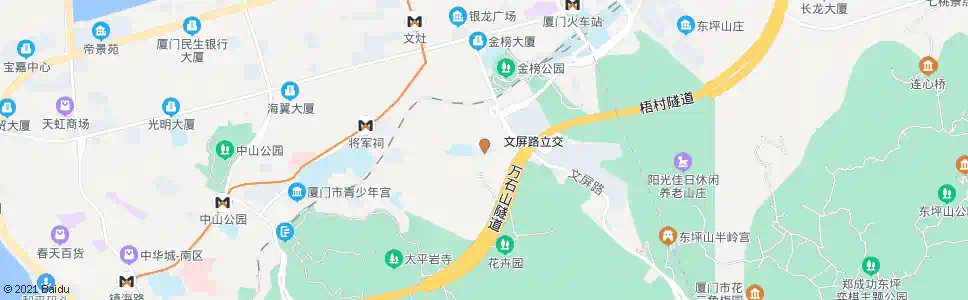 厦门文园公寓_公交站地图_厦门公交_妙搜公交查询2025