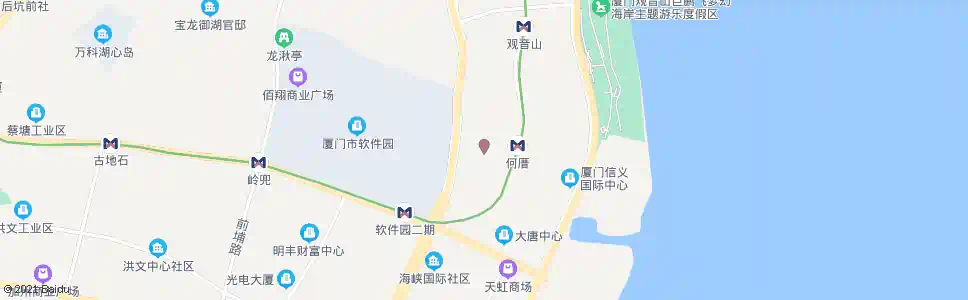 厦门顶何_公交站地图_厦门公交_妙搜公交查询2025
