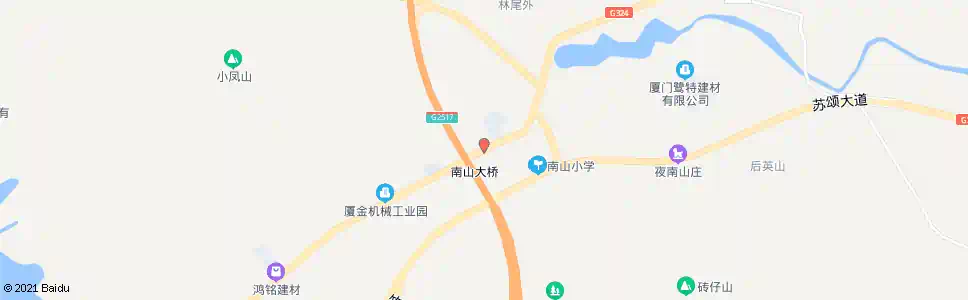 厦门同安南山_公交站地图_厦门公交_妙搜公交查询2025