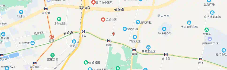 厦门金盛路_公交站地图_厦门公交_妙搜公交查询2025