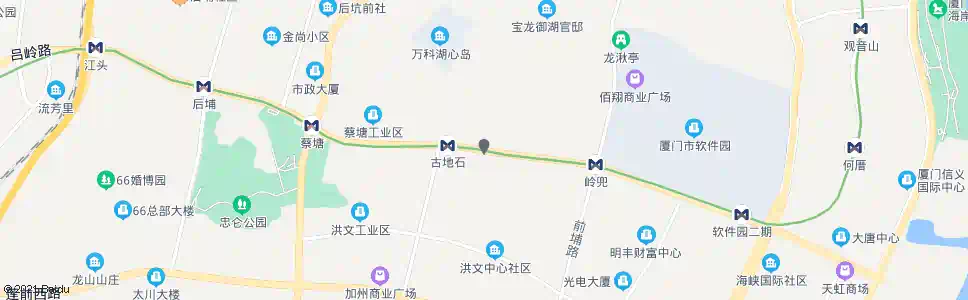 厦门古地石社_公交站地图_厦门公交_妙搜公交查询2025