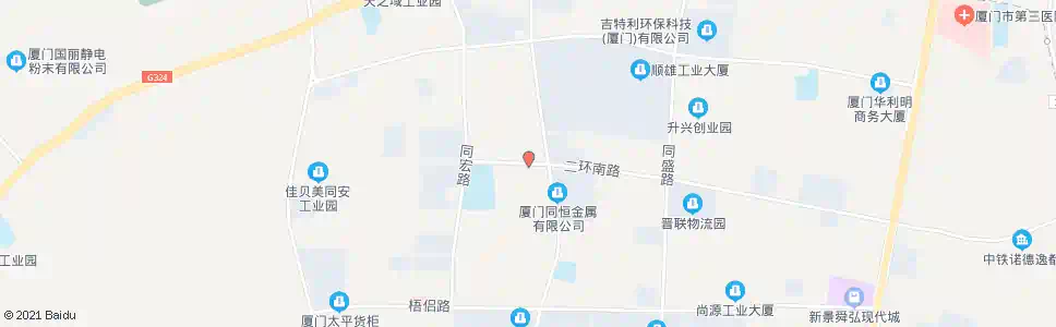 厦门工业集中区文体中心_公交站地图_厦门公交_妙搜公交查询2025