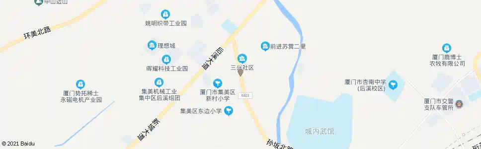 厦门苏营村_公交站地图_厦门公交_妙搜公交查询2025