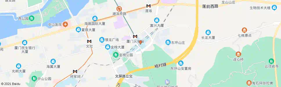 厦门官仔尾_公交站地图_厦门公交_妙搜公交查询2025