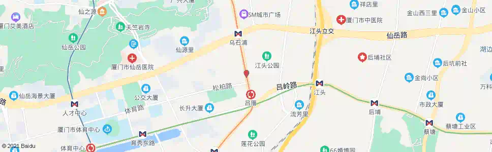 厦门吕厝北_公交站地图_厦门公交_妙搜公交查询2025