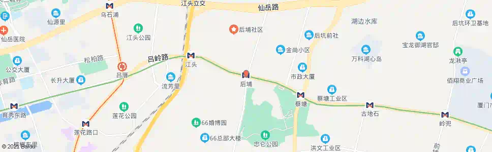 厦门后埔_公交站地图_厦门公交_妙搜公交查询2025