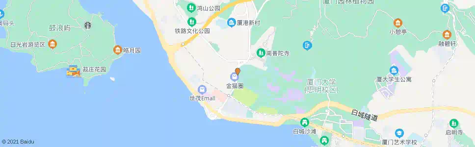 厦门厦大西村_公交站地图_厦门公交_妙搜公交查询2025