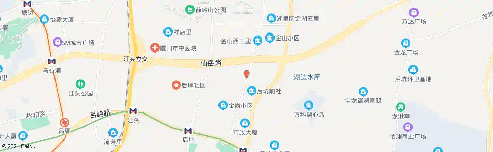 厦门后坑村口_公交站地图_厦门公交_妙搜公交查询2025