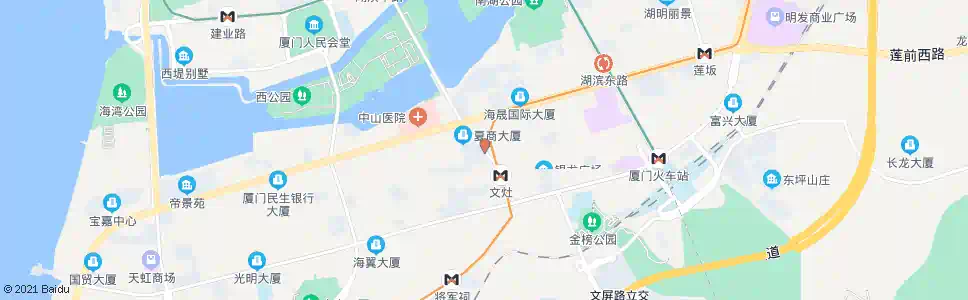厦门湖滨中路_公交站地图_厦门公交_妙搜公交查询2025