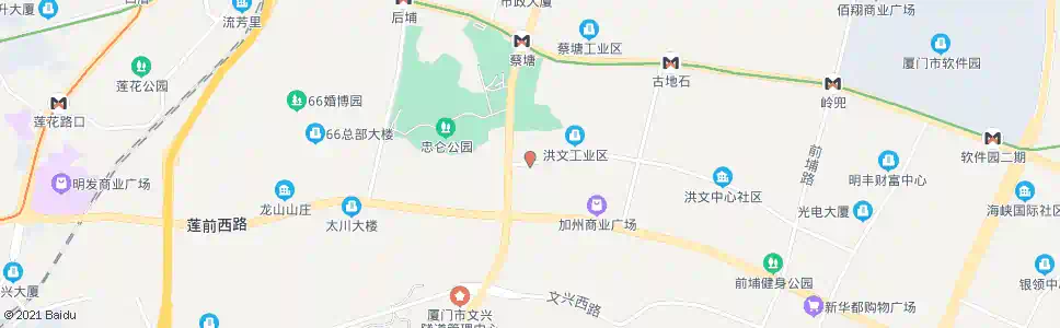 厦门洪山柄北区_公交站地图_厦门公交_妙搜公交查询2025