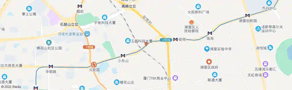 厦门创业园_公交站地图_厦门公交_妙搜公交查询2025