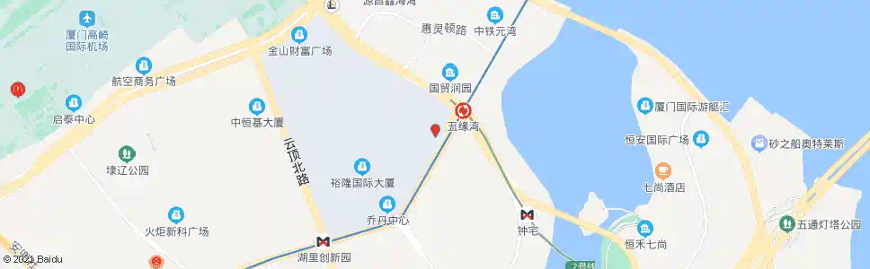 厦门红星美凯龙总站_公交站地图_厦门公交_妙搜公交查询2025