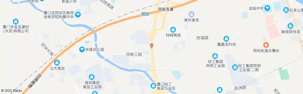 厦门西福路西柯_公交站地图_厦门公交_妙搜公交查询2025