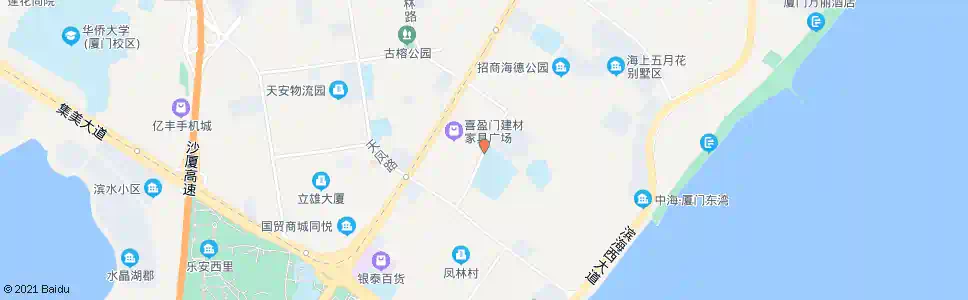 厦门集美中学高中部_公交站地图_厦门公交_妙搜公交查询2025