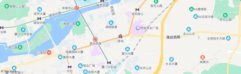 厦门莲坂_公交站地图_厦门公交_妙搜公交查询2025