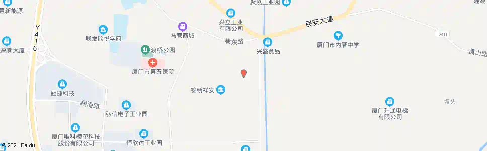 厦门溪上_公交站地图_厦门公交_妙搜公交查询2025