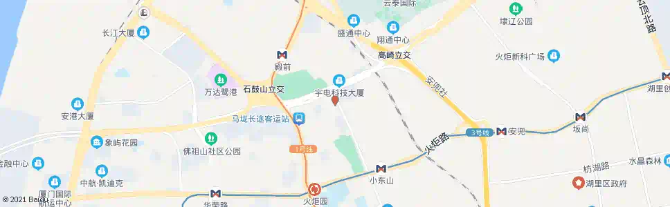 厦门高殿派出所_公交站地图_厦门公交_妙搜公交查询2025