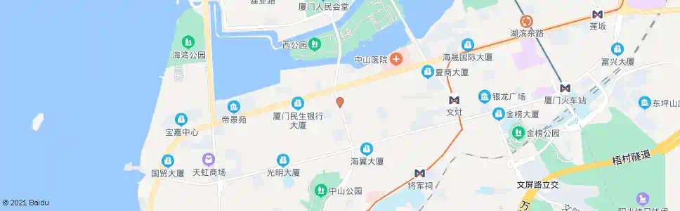 厦门普利大厦_公交站地图_厦门公交_妙搜公交查询2025