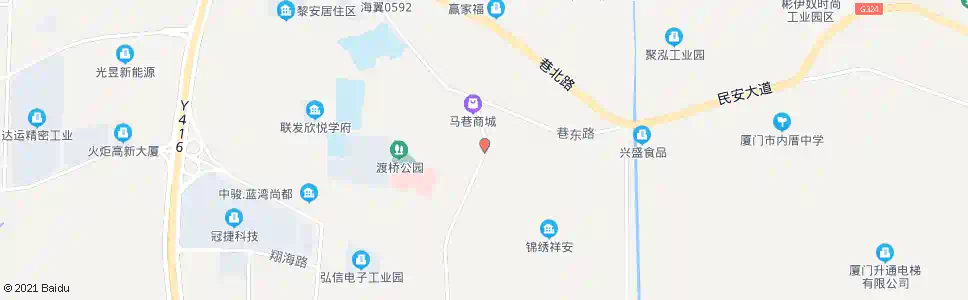 厦门马巷市场_公交站地图_厦门公交_妙搜公交查询2025