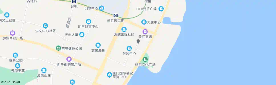 厦门市金融中心_公交站地图_厦门公交_妙搜公交查询2025