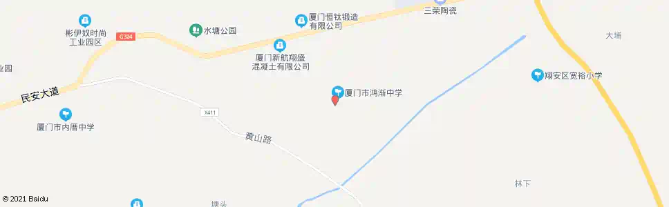 厦门鸿渐_公交站地图_厦门公交_妙搜公交查询2025